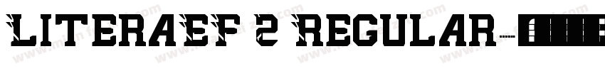 LiteraEF 2 Regular字体转换